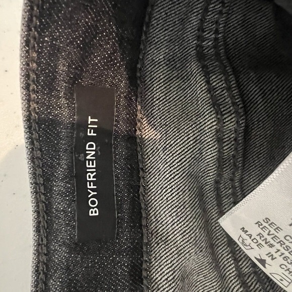 Judy Blue Boyfriend Fit Destroyed Bleach Splattered Black Wash Jeans Size 11/30 - Picture 10 of 11